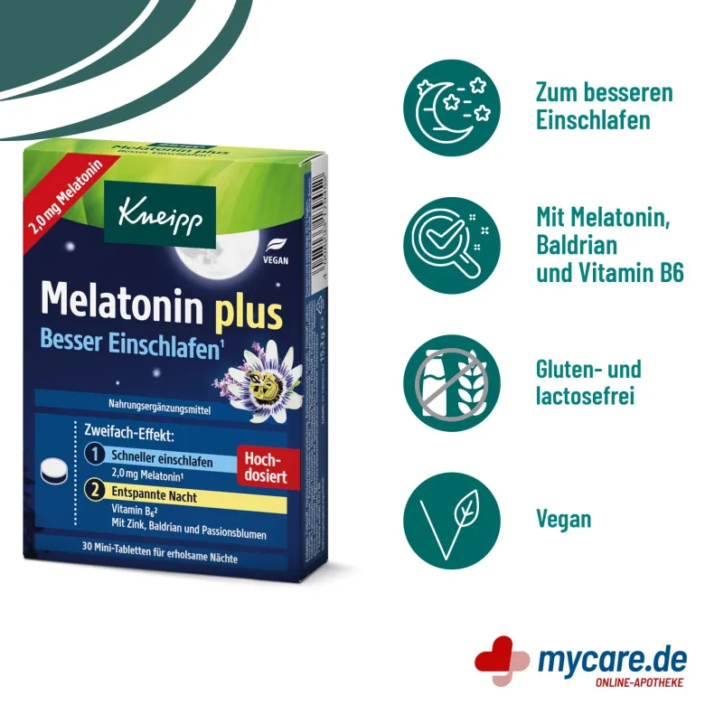 Kneipp Melatonin plus Tabletten, 30 St