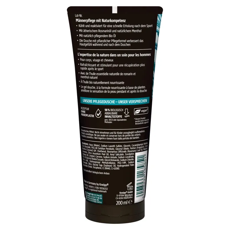 Kneipp Men 3in1 Dusche Sport, 200 ml