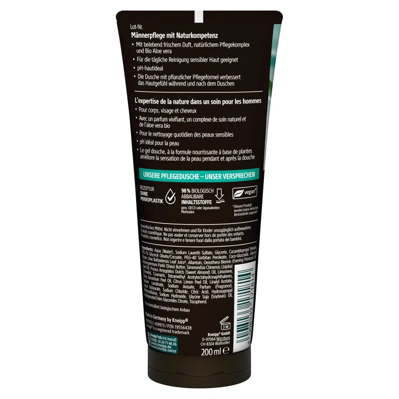 Kneipp Men 3in1 Pflegedusche Sensetiv, 200 ml
