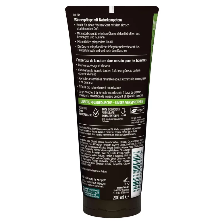 Kneipp Men 3in1 Pflegedusche Startklar, 200 ml