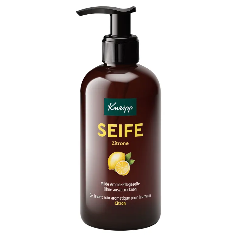 Kneipp Milde Aroma-Pflegeseife Zitrone, 250 ml