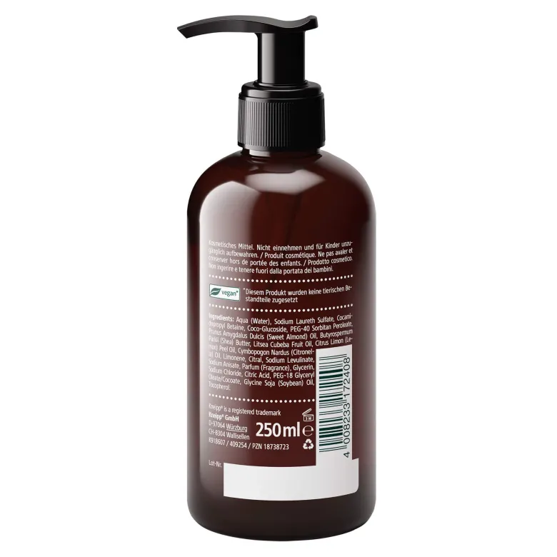 Kneipp Milde Aroma-Pflegeseife Zitrone, 250 ml
