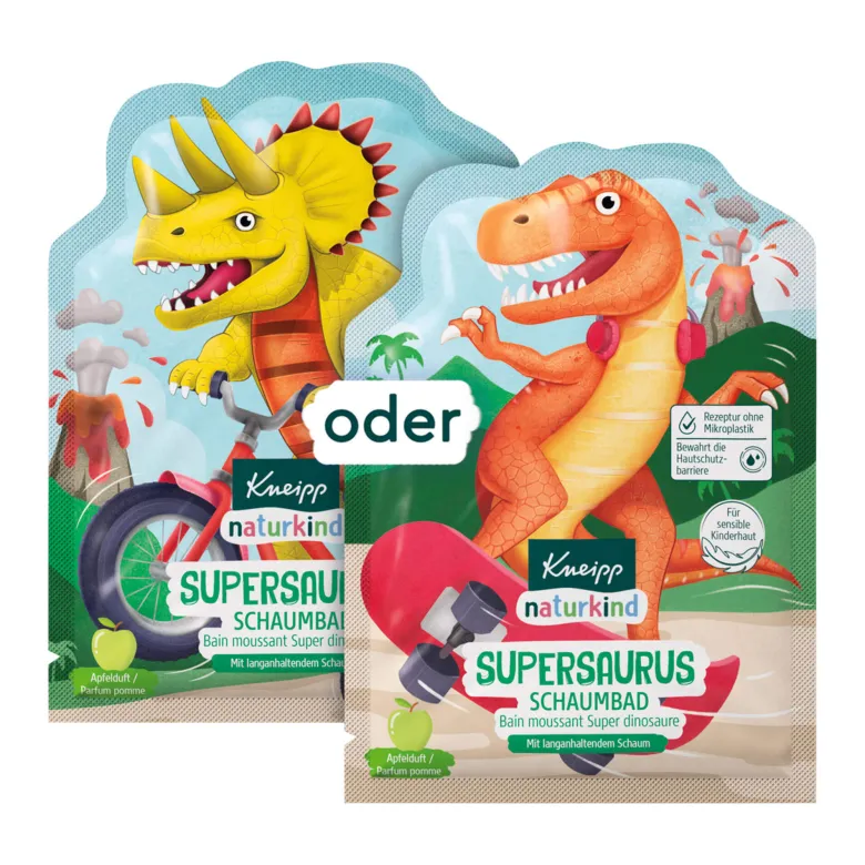 Kneipp Naturkind Schaumbad Supersaurus, 40 ml