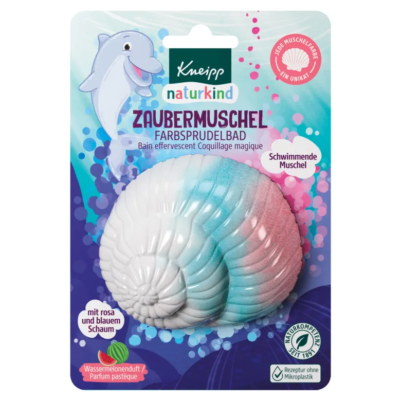 Kneipp Naturkind Zaubermuschel Farbsprudelbad, 85 g