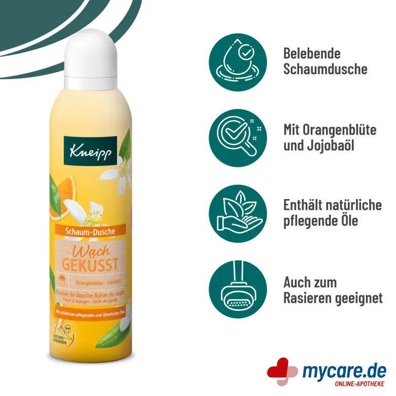 Kneipp Schaum-Dusche Wachgeküsst, 200 ml