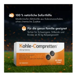 Kohle-Compretten Tabletten, 30 St