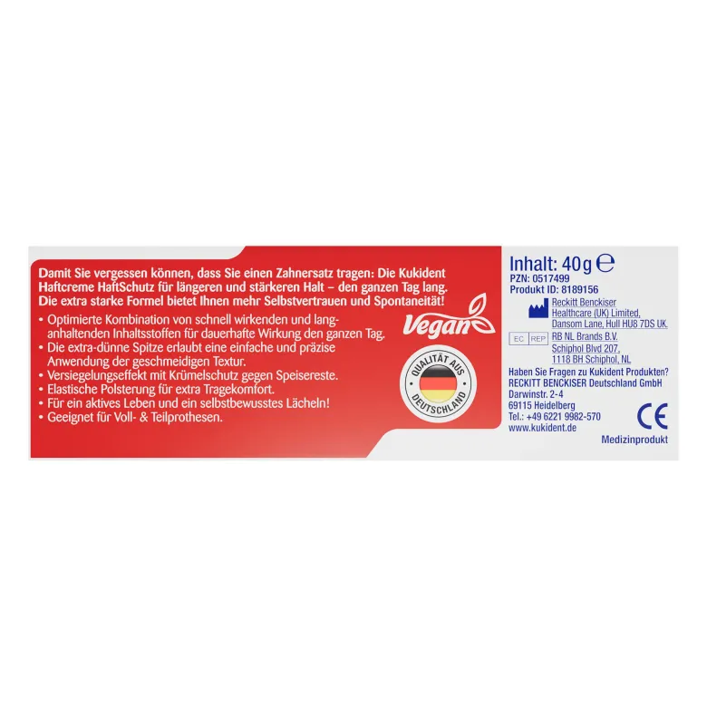 Kukident Haftcreme HaftSchutz, 40 g