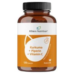 Kurkuma+Curcumin+Piperin+Vitamin C Kapseln, 120 St