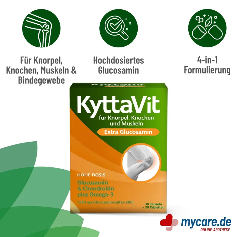 KyttaVit Extra Glucosamin Kombipackung, 2X30 St
