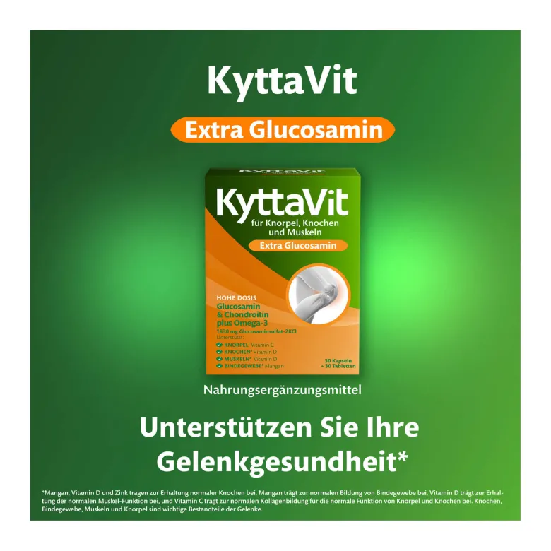 KyttaVit Extra Glucosamin Kombipackung, 2X30 St