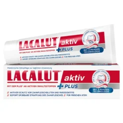 Lacalut aktiv Plus Zahncreme, 75 ml