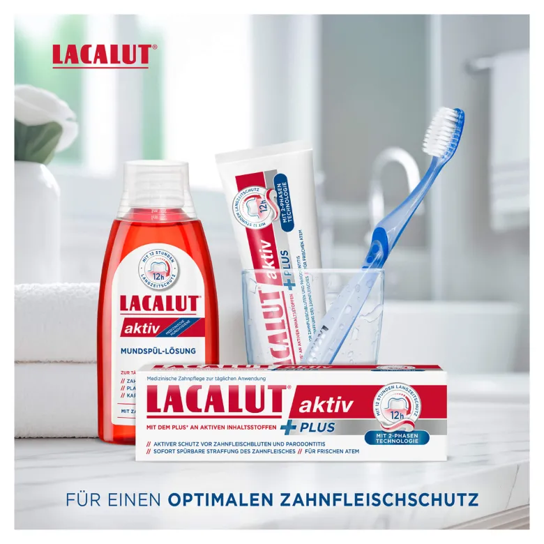Lacalut aktiv Plus Zahncreme, 75 ml