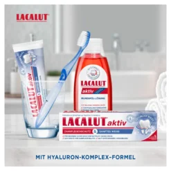 Lacalut aktiv Zahnfleischschutz & Sanftes Weiß Zahncreme, 75 ml