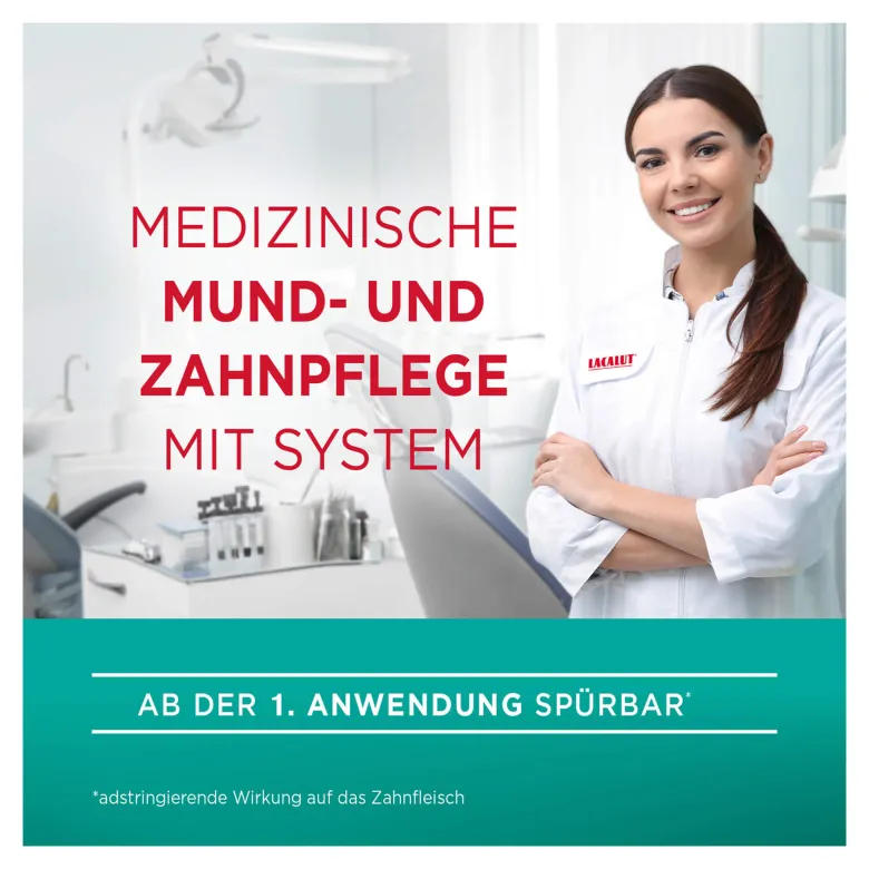 Lacalut sensitiv Zahnpasta Remineralisierung & sanftes Weiß, 75 ml