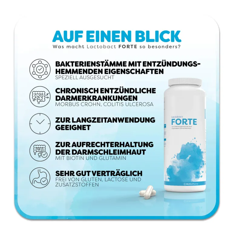 Lactobact Forte magensaftresistente Kapseln, 300 St