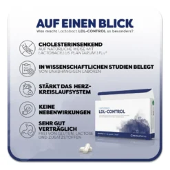 Lactobact LDL-Control magensaftresistente Kapseln, 90 St