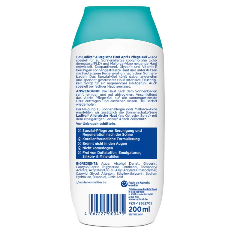 Ladival Allergische Haut Apres Pflege-Gel, 200 ml