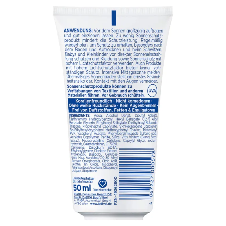 Ladival Allergische Haut Gel Gesicht LSF50+, 50 ml