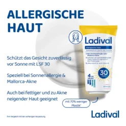 Ladival Allergische Haut Gel Gesicht LSF30, 50 ml