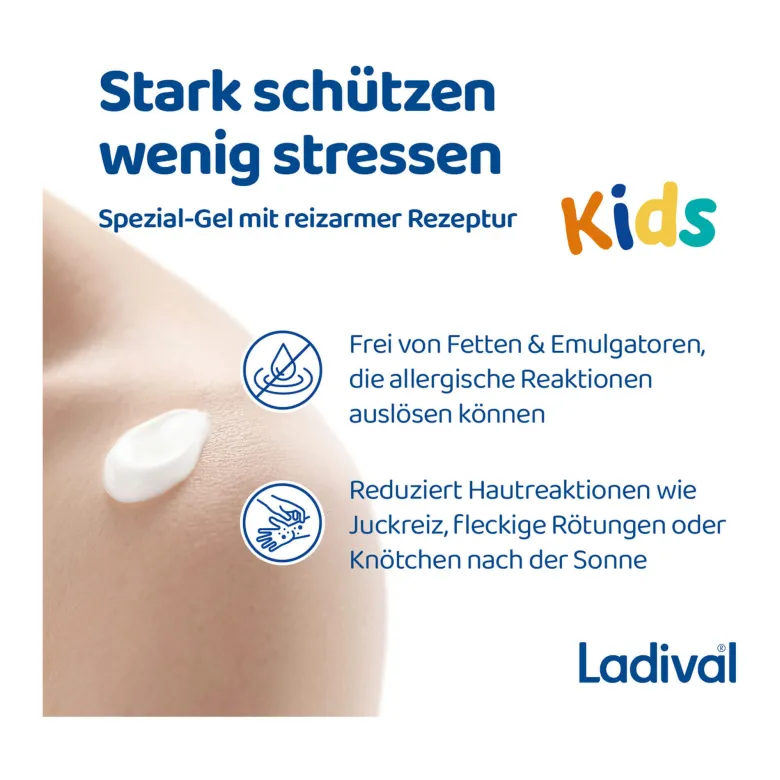Ladival Allergische Kinderhaut Gel LSF50+, 200 ml