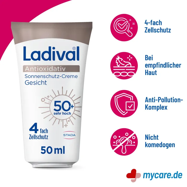 Ladival Antioxidativ Creme Gesicht LSF50+, 50 ml