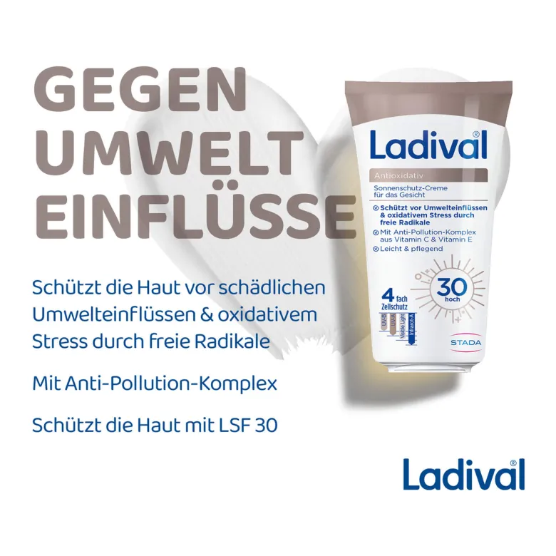 Ladival Antioxidativ Creme Gesicht LSF30, 50 ml