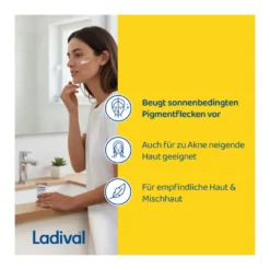 Ladival Anti-Pigmentflecken Creme Gesicht LSF50+, 50 ml