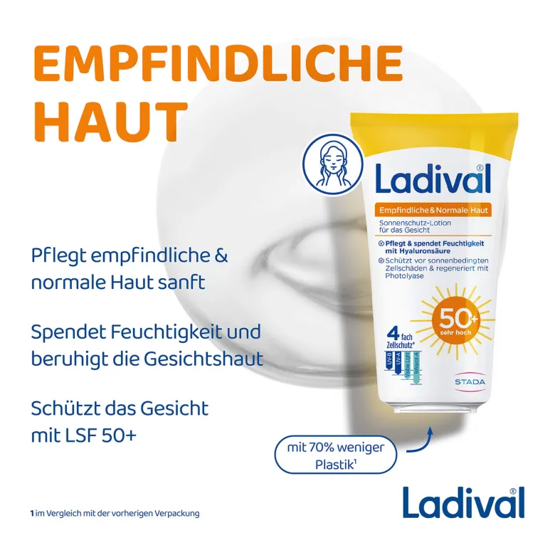 Ladival Empfindliche Haut Lotion Gesicht LSF50+, 50 ml
