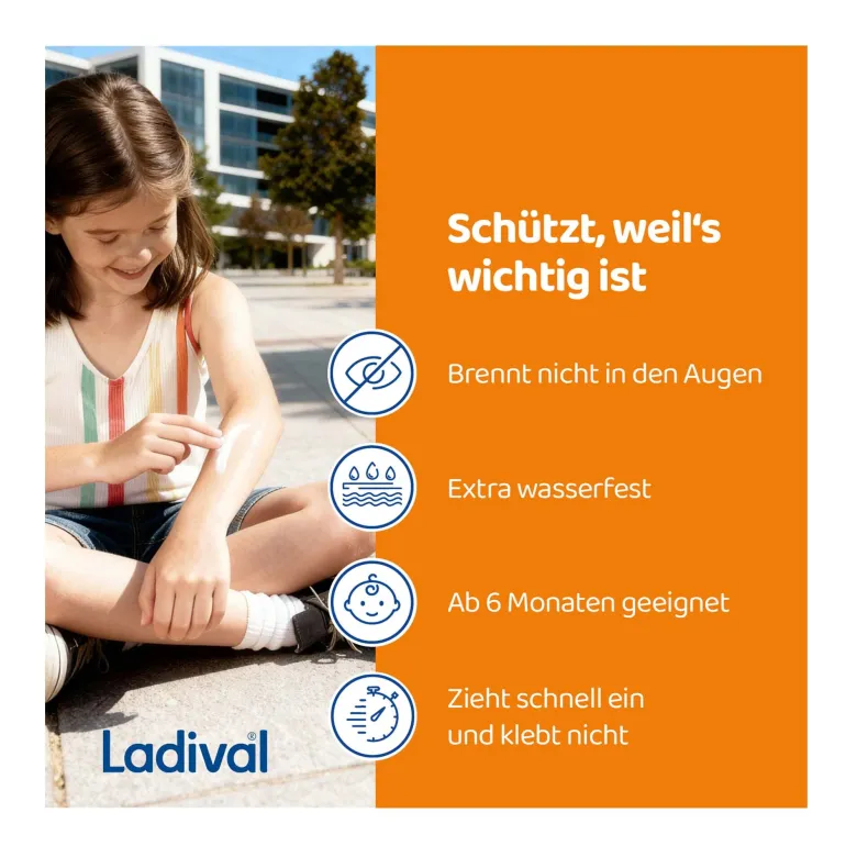 Ladival Empfindliche Kinderhaut Milch LSF50+, 200 ml