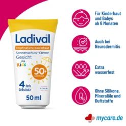 Ladival Empfindliche Kinderhaut Creme LSF50+, 50 ml