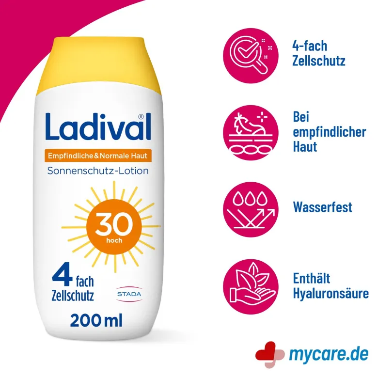 Ladival Empfindliche & Normale Haut Lotion LSF30, 200 ml