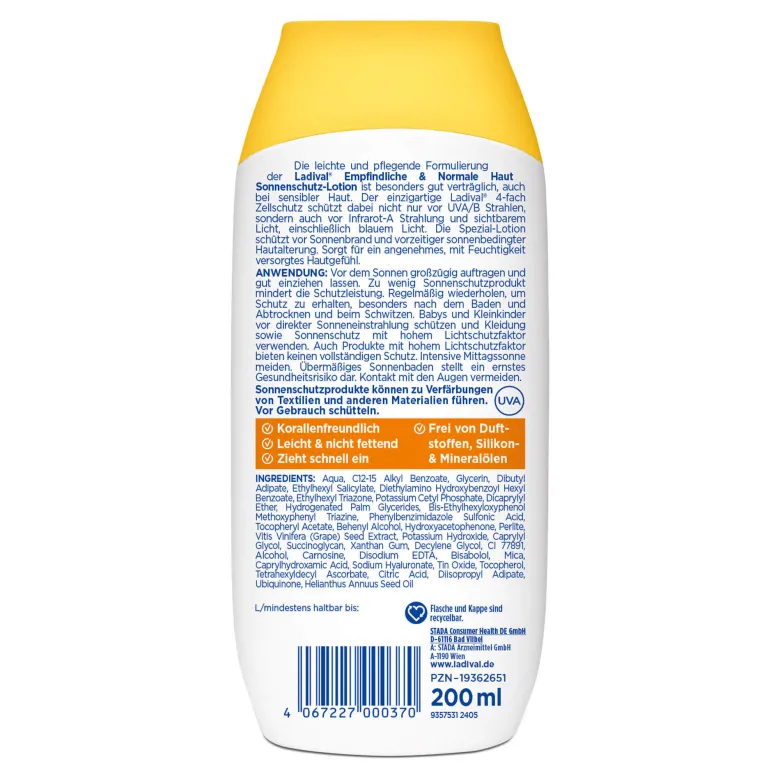 Ladival Empfindliche & Normale Haut Lotion LSF30, 200 ml