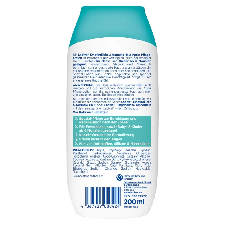 Ladival Empfindliche & Normale Haut Apres Pflege-Lotion, 200 ml