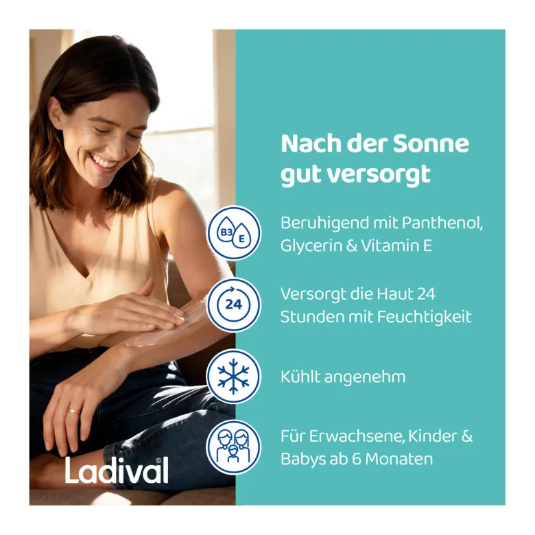 Ladival Empfindliche & Normale Haut Apres Pflege-Lotion, 200 ml