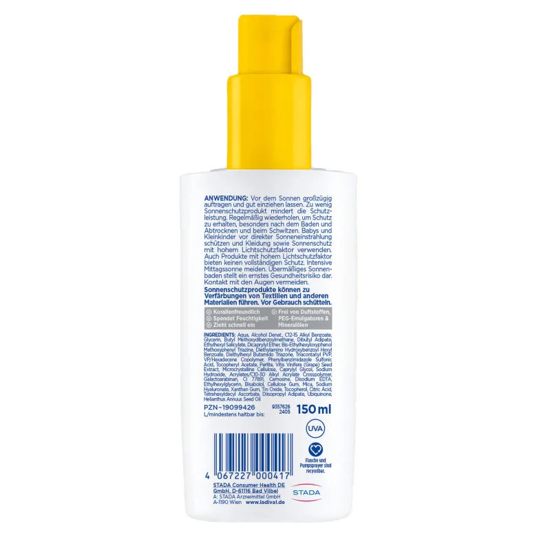 Ladival Trockene Haut Sonnenschutz-Spray LSF 30, 150 ml