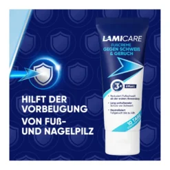 LamiCare Fußcreme gegen Schweiß & Geruch, 75 ml