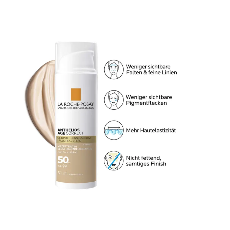 La Roche Posay Anthelios Age Correct Getönt LSF 50+, 50 ml