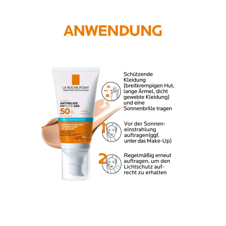 La Roche Posay Anthelios Getönte BB-Creme UVMune 400 LSF 50+, 50 ml