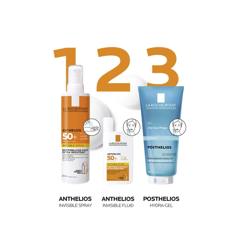 La Roche Posay Anthelios Invisible Spray Ohne Parfum LSF 50+, 200 ml
