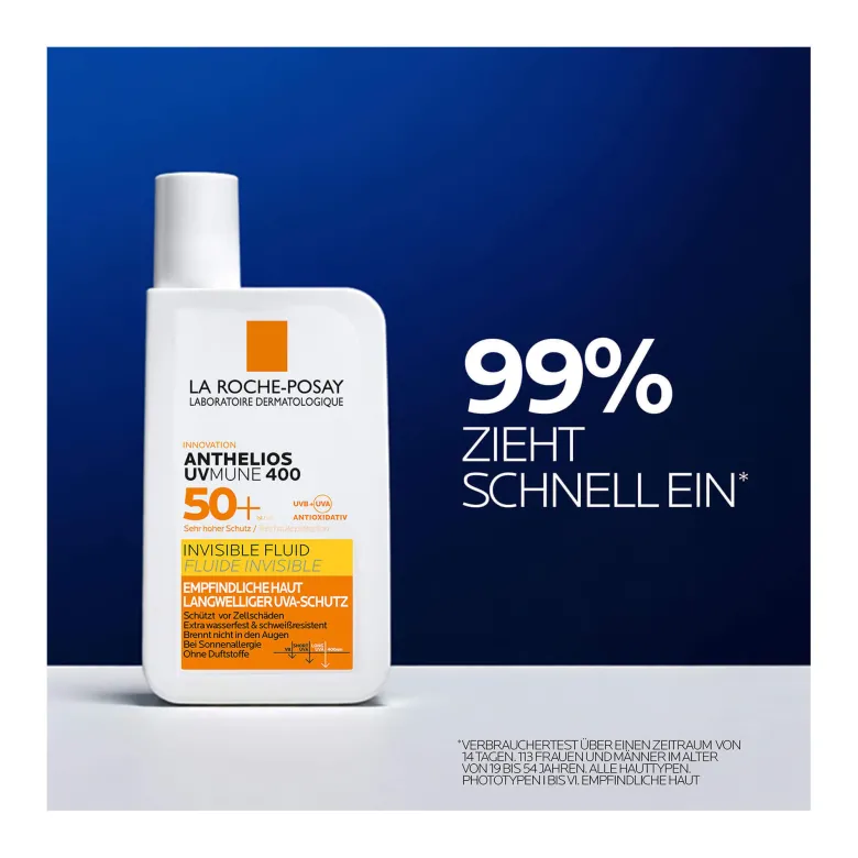 La Roche Posay Anthelios Invisible Fluid UV Mune 400 LSF 50+, 50 ml