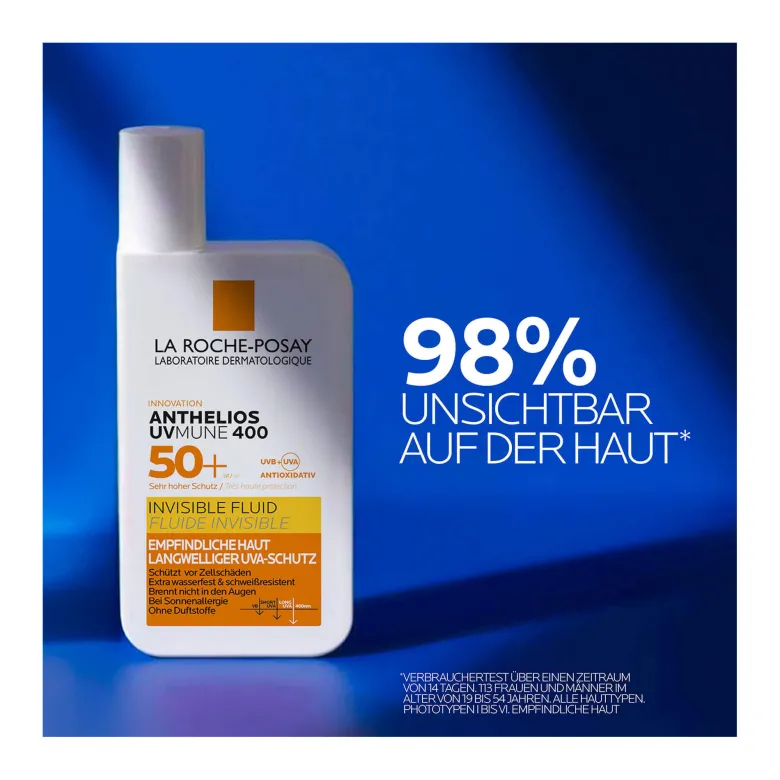 La Roche Posay Anthelios Invisible Fluid UV Mune 400 LSF 50+, 50 ml
