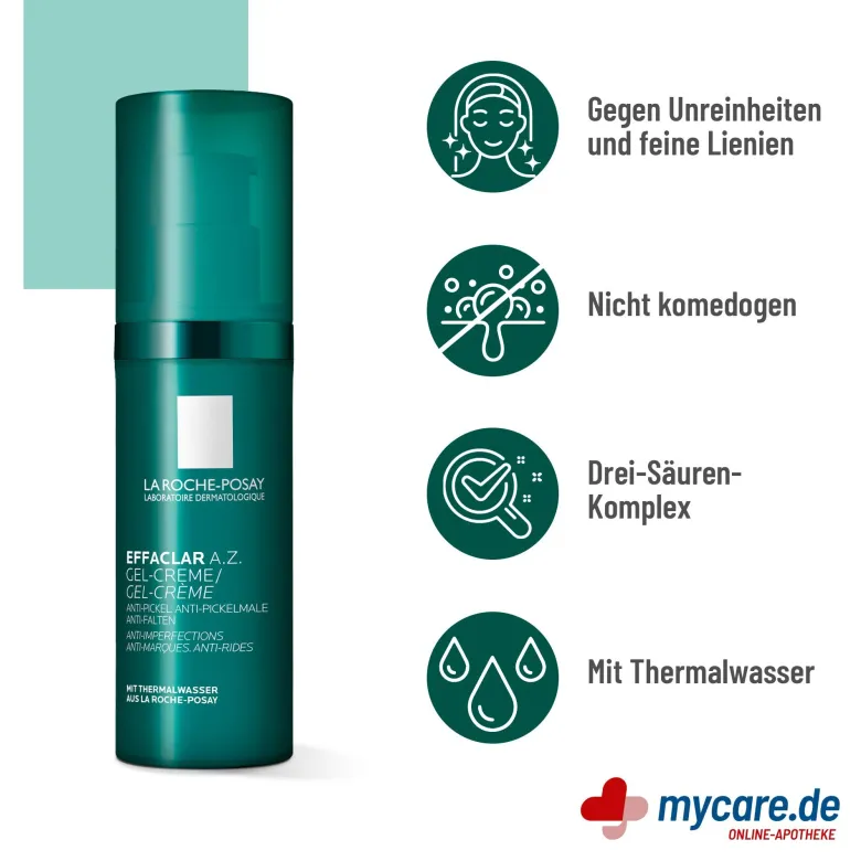 La Roche Posay Effaclar A.Z. Gel-Creme, 40 ml