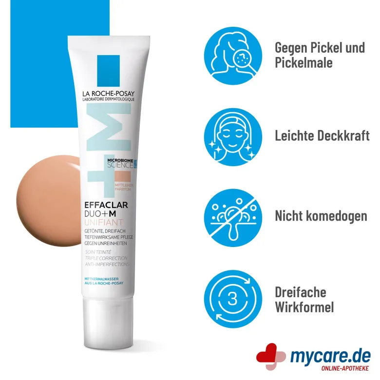 La Roche Posay Effaclar Duo+M Unifiant Creme Mittel, 40 ml