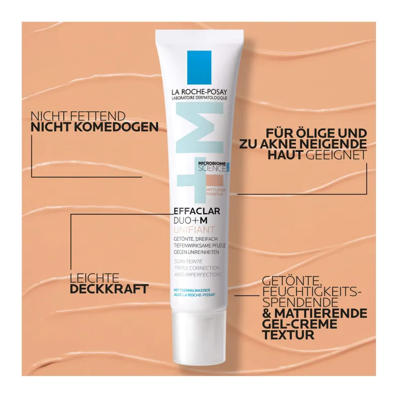 La Roche Posay Effaclar Duo+M Unifiant Creme Mittel, 40 ml