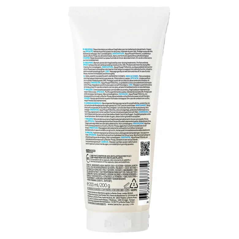 La Roche Posay Effaclar H Iso-Biome Reinigungscreme, 200 ml