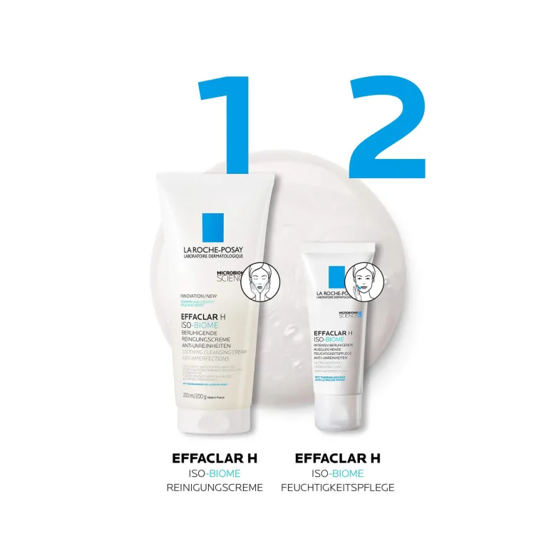 La Roche Posay Effaclar H Iso-Biome Reinigungscreme, 200 ml