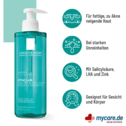 La Roche Posay Effaclar Mikro-Peeling Reinigungsgel, 400 ml