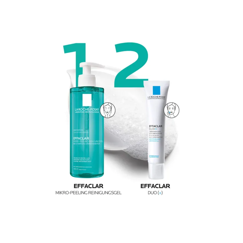 La Roche Posay Effaclar Mikro-Peeling Reinigungsgel, 400 ml