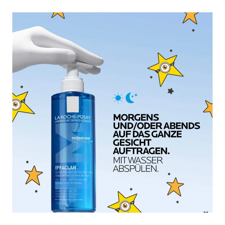 La Roche Posay Effaclar Schäumendes Reinigungsgel, 400 ml
