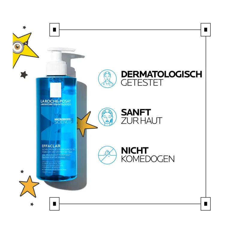 La Roche Posay Effaclar Schäumendes Reinigungsgel, 400 ml